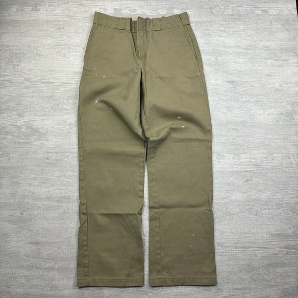 Dickies Original 874 Work Pants Men's 28x29 Tan Beige Khaki Workwear Traditional - Picture 1 of 6